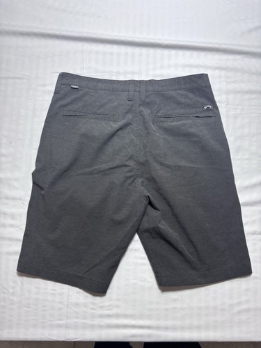 BillaBong Submersibles CrossFire Men’s Gray 32 short stretch pockets solid flat - Picture 9 of 10