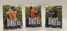 Panini Prizm Dingers! Lot 2025 White Honeycutt Culpepper - 3 Baseball Cards