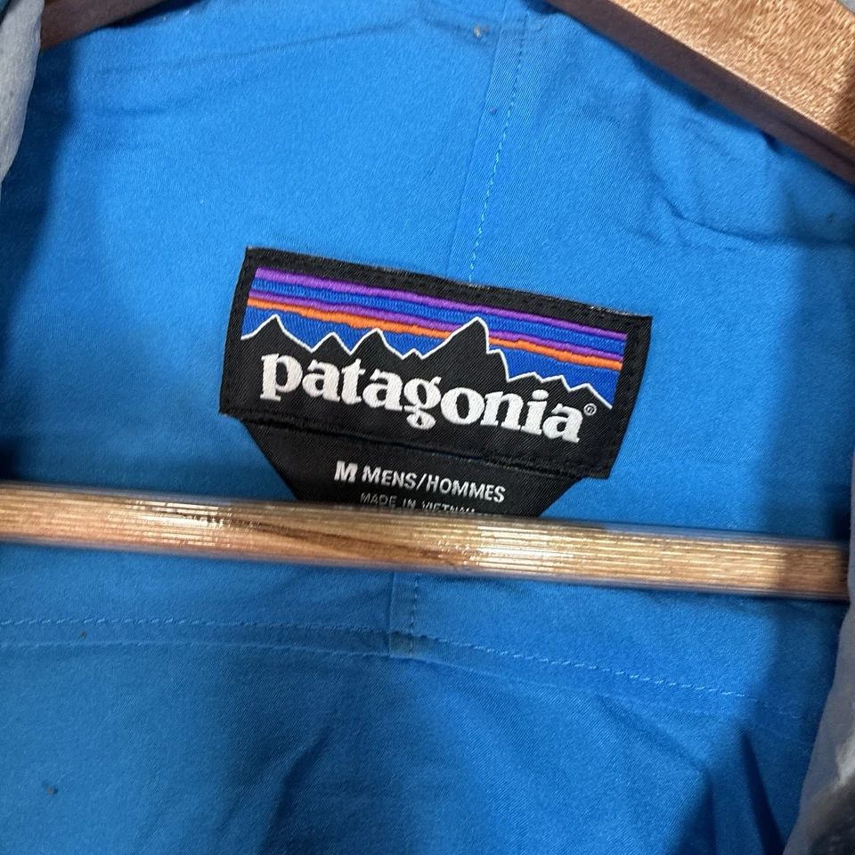 Patagonia Men’s Nano Air Puffer Hoody Drifter Grey Gray Blue Medium Jacket - Image 3 of 4