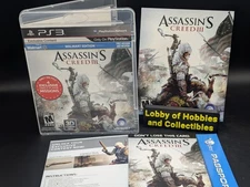 Assassin's Creed III ( Playstation 3 PS3 ) CIB - Near Mint Disc - Pristine 