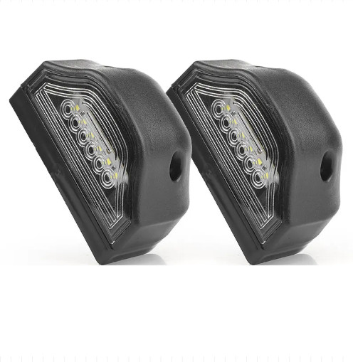 Éclairage plaque LED 12V étanche à 6 diodes haute luminosité