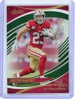 2025 Panini Absolute Football Spectrum Green Christian McCaffrey #49