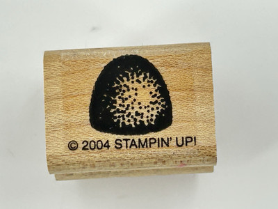 Stampin Up! Gum Drop Chocolate Candy 2004 Wood Mount Rubber Stamp