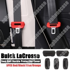 Seat Belt Buckle Cover 5pcs Silicone Seat Belt Clips Sleeve For Buick Lacrosse