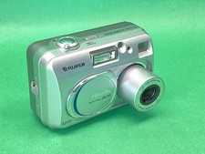 Vintage Fujifilm FinePix A210 Digicam Digital Camera Silver - POWERS ON UNTESTED
