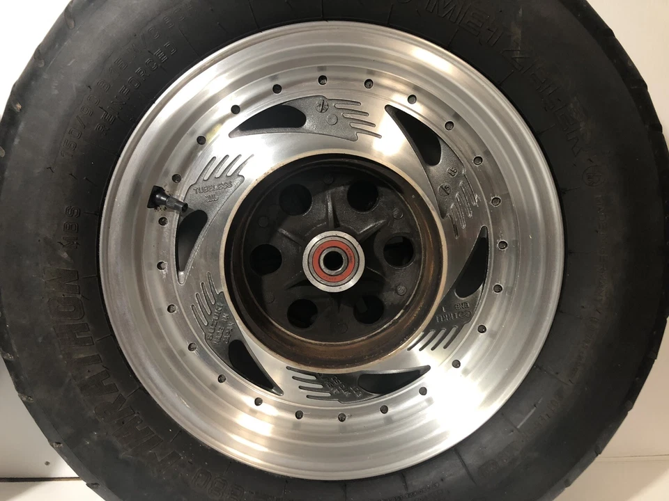 1998 Suzuki Marauder 800 Wheel Set (Needs Tires/Rear Has Tread But Dry-rot)(OEM) Foto 3 de 4