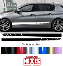 2 X BANDES BAS DE CAISSE POUR PEUGEOT 308 SPORT AUTOCOLLANT STICKER BD573N-62