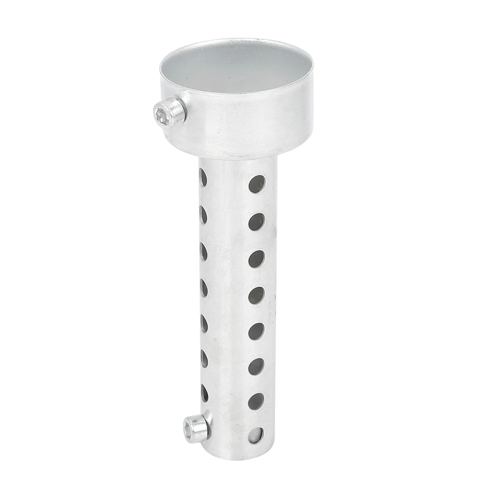 Silenciador deflector tubo de escape de motocicleta 48 mm lata extraíble hierro galvanizado Foto 4 de 4