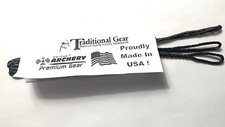 59" BLACK - ACTUAL LENGTH FASTFLIGHT FLEMISH BOWSTRING - Recurve 18 STRANDS USA