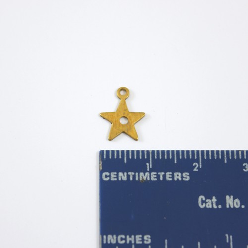 Vintage Brass "Moon & Stars" Charms Lot of 5 pcs. Each - Picture 3 of 4