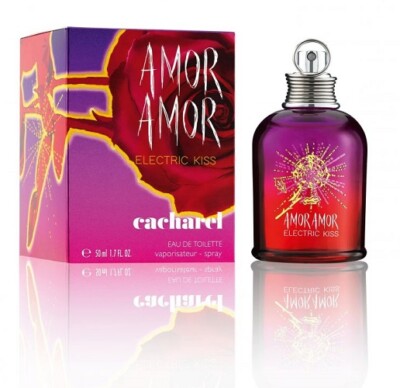 CACHAREL AMOR AMOR ELECTRIC KISS 50ML EAU DE TOILETTE SPRAY NAGELNEU & VERSIE...