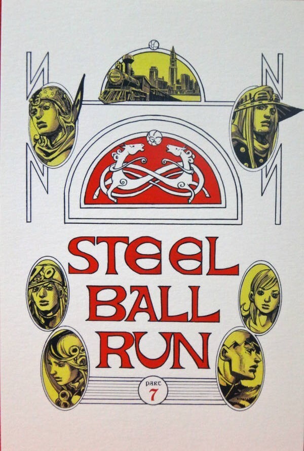JOJO's Bizarre Adventure Part 7 Steel Ball Run Poster B2 JOJO