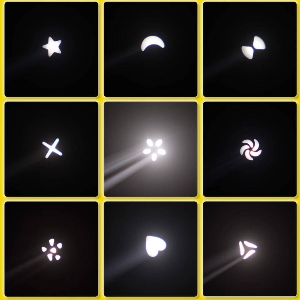 14R 295W Moving Head Beam Light 14 Gobos 14 Colors 48+8 Prism DMX Disco Stage - Image 4 of 4