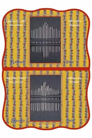 French Sajou 40 needles embroidery sewing Plomeur