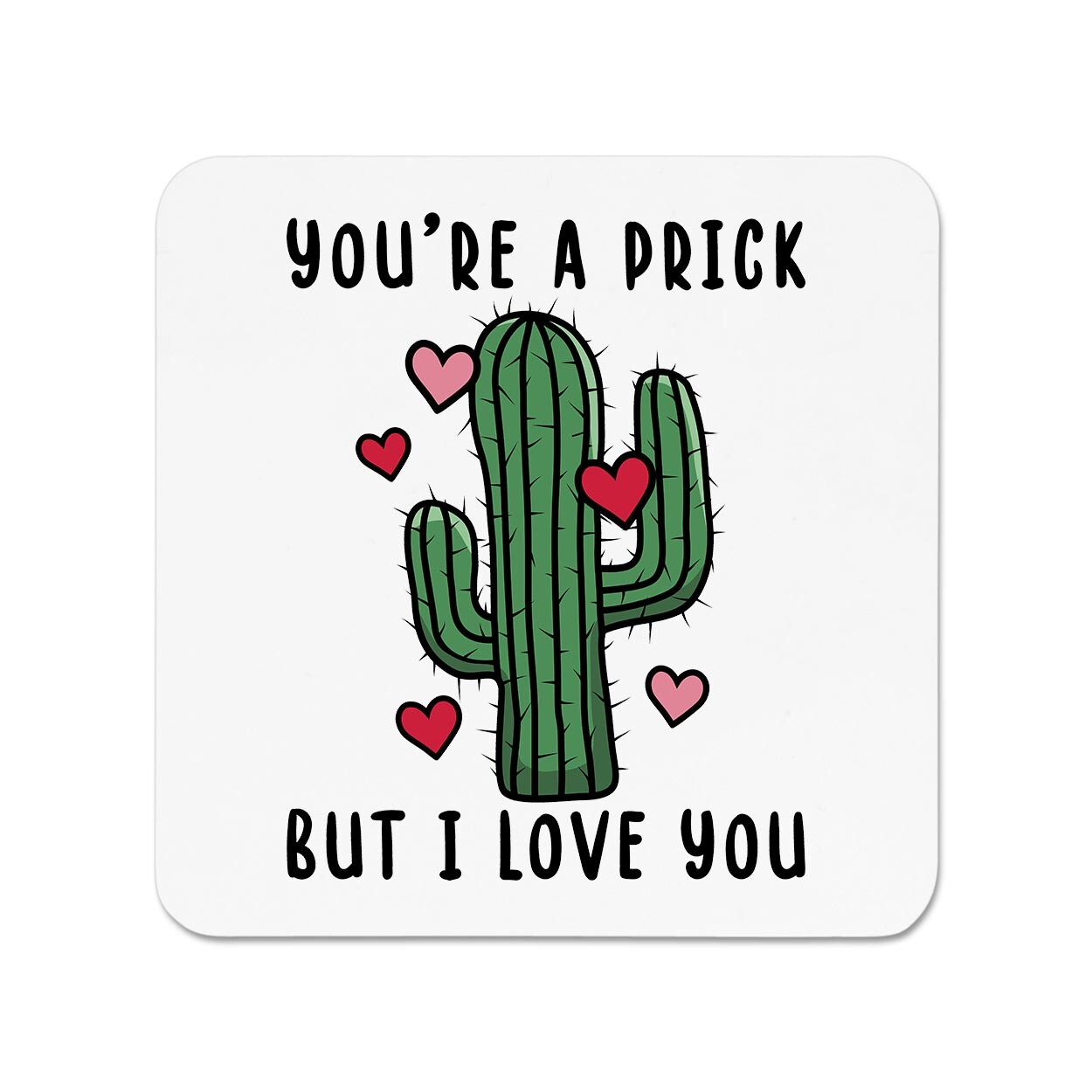 You're A Prick But I Love You Cactus Fridge Magnet Valentines Love Boyfriend
