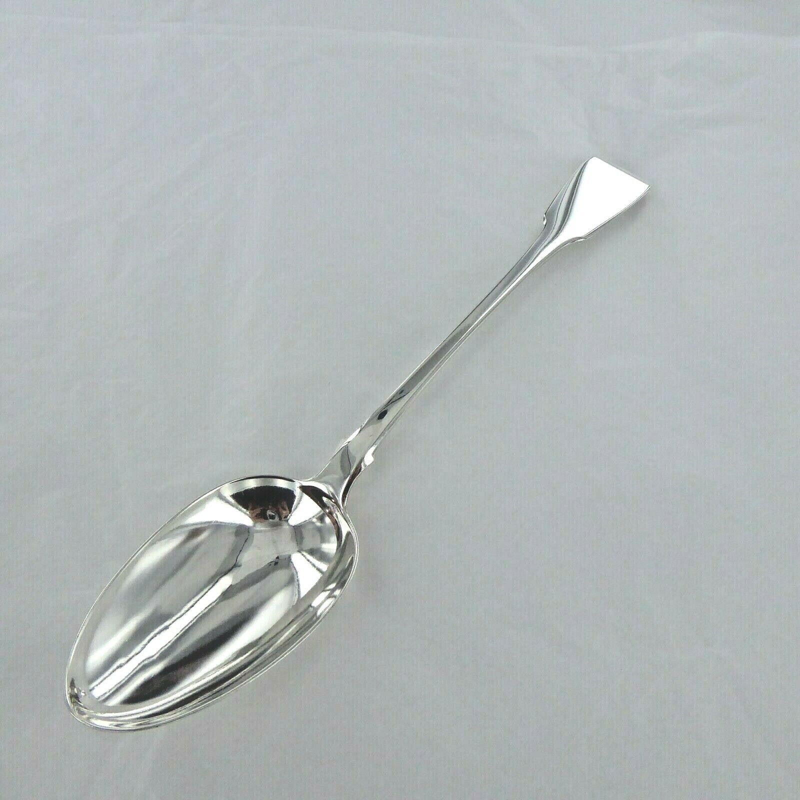  STERLING SILVER FIDDLE BACK  BASTING, STUFFING OR SERVING SPOON , LONDON 1822..