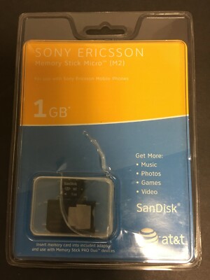 SanDisk 71691 1GB Memory Stick Micro for Sony Ericsson Phones 