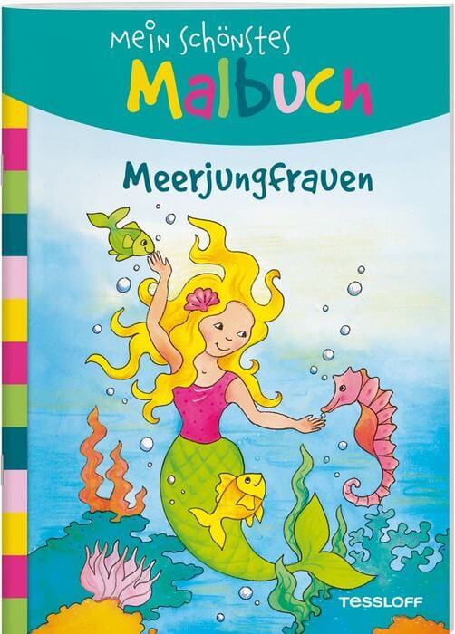 Thumbnail - Tessloff Mein Schönstes Malbuch. Meerjungfrauen. Malen Für Kinder Ab 5