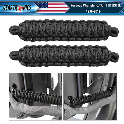 2× Door Limiting Straps Heavy Duty Strap For 1996-2019 Jeep Wrangler JK YJ TJ