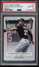 2012 Panini Prizm #57 Giancarlo Stanton Silver Prizms PSA 10 Gem Mint