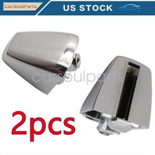 PARA Hummer H3 06-2010 2X Cubierta de tapa de extremo de manija de puerta exterior delantera o trasera cromada