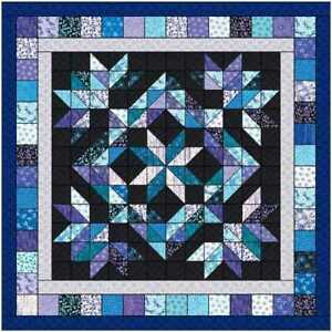 Quilt Kit Faceted Star French Country/Precut Ready to Sew/Queen