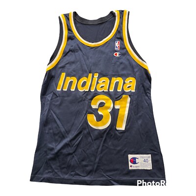 Vintage 90s Champion Indiana Pacers Reggie Miller Basketball Vintage 90s Champion Indiana Pacers Reggie Miller Basketball