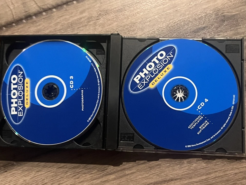Photo Explosion Deluxe PC DVD-ROM Digital Photo Studio Deluxe 4-CDs - Image 3 of 4