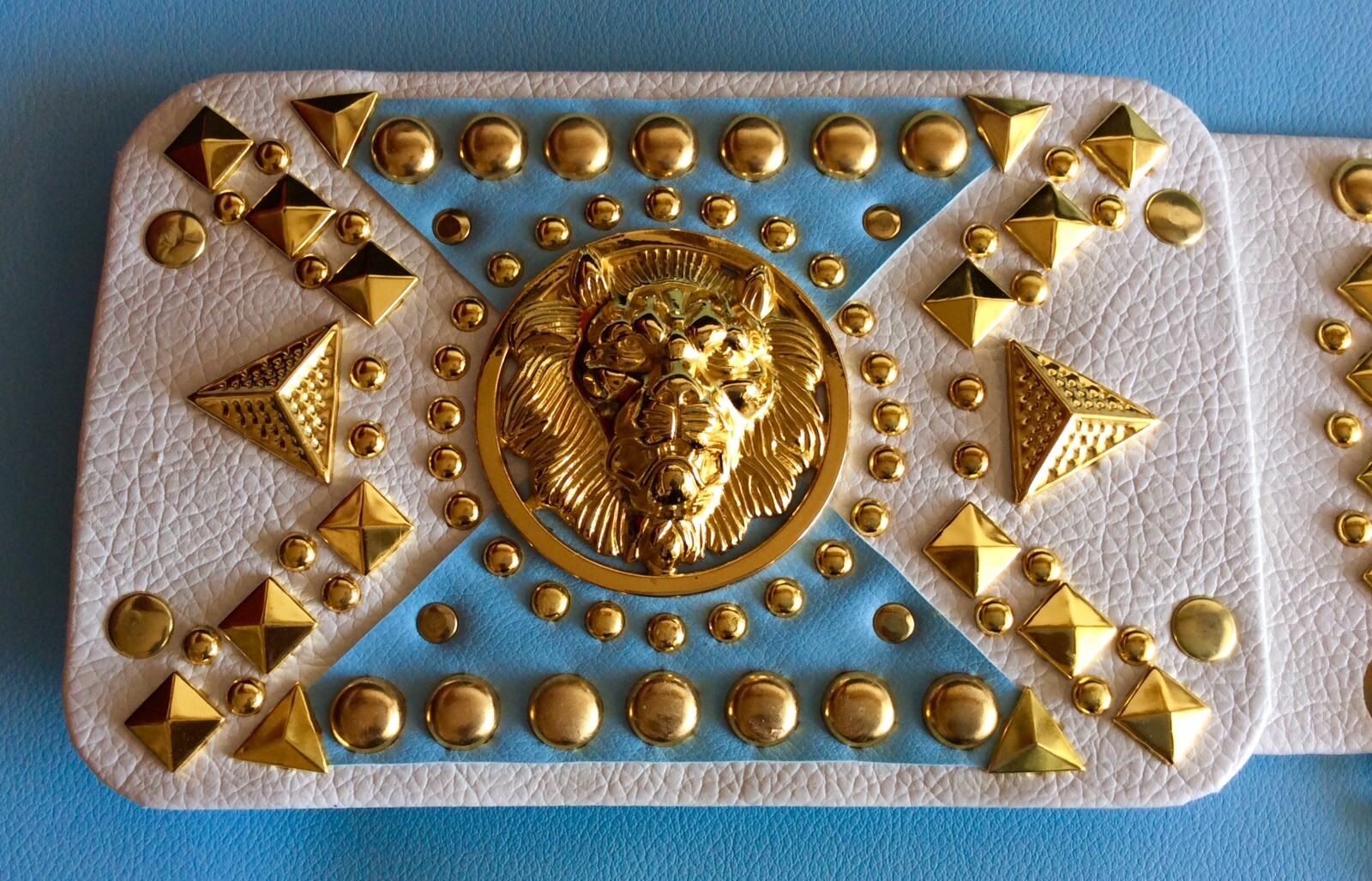 Elvis Powder Blue Concert belt for 70s elvis jumpsuit eBay