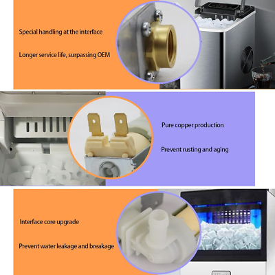 Ice Maker Water Inlet Valve Replacement - 040003579, 115/120V 60Hz, 2-Year Warranty, Easy Install