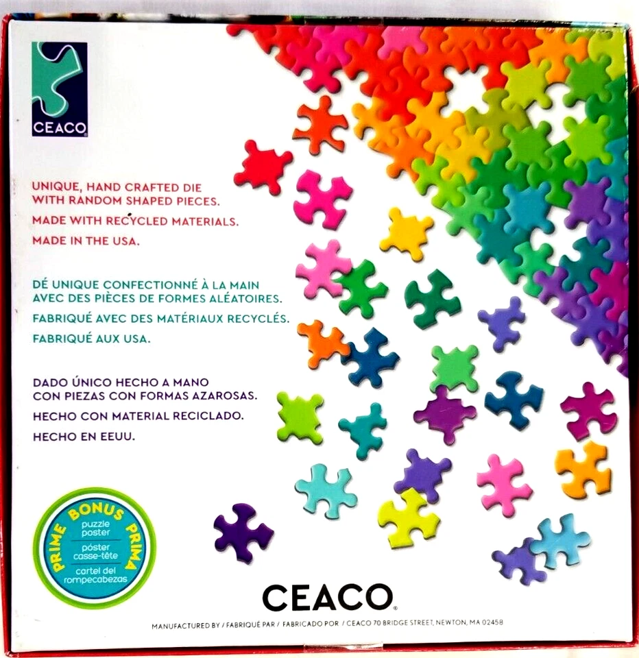 New Ceaco Puzzle Xmas Selfie Pups (550 Pieces) NIB Dog Puppy Poster Jigsaw - Image 3 of 4