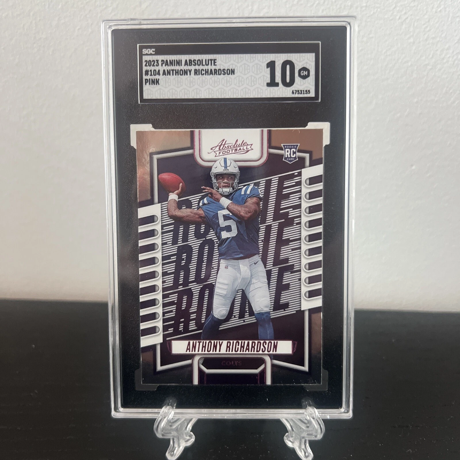 Anthony Richardson Panini Absolute #104 Pink