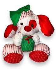 Fisher Price PUFFALUMP Vintage 1991 Christmas Puppy Dog Plush