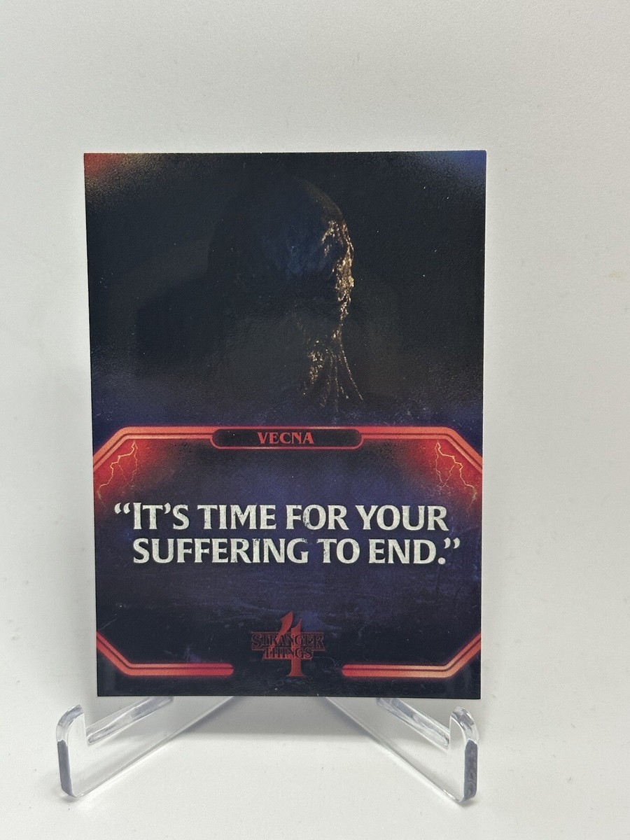 2023 Stranger Things Season 4 Quotes #Q-9 Insert-VECNA ZEROCOOL | eBay