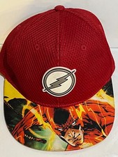 The Flash Baseball Cap Genuine DC Comics Logo Red Snapback