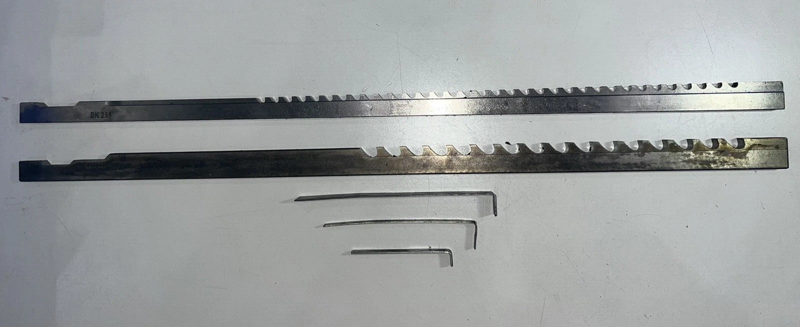 Pioneer Broach Co. HSS Keyway Broach 3/8" with Broach Shims Set of 5 US Made
