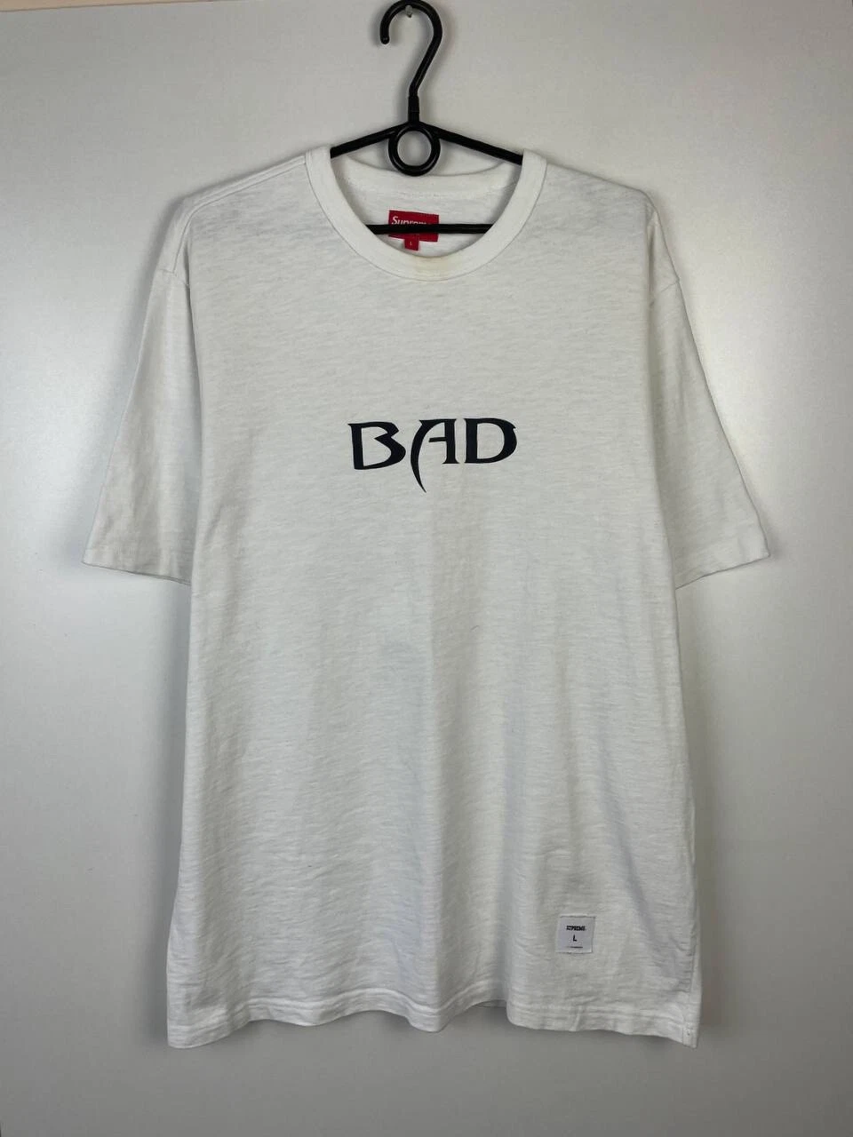 T shirt vintage Supreme Bad taille L