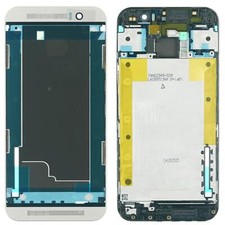 Cover scocca anteriore originale HTC ONE M9 per display colla cornice argento