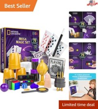 Unisex Youth Magic Kit with 75 Tricks  Step-by-Step Video from Pro Magician