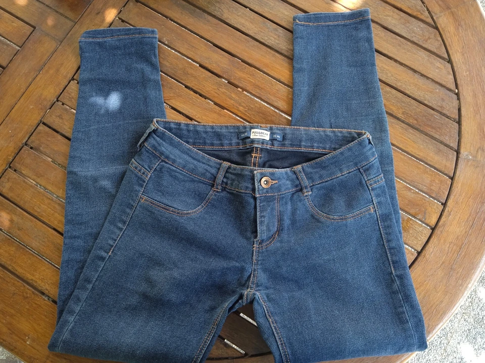 jean bleu Pull&Bear S 36 ( mesures ) - Photo 1/4