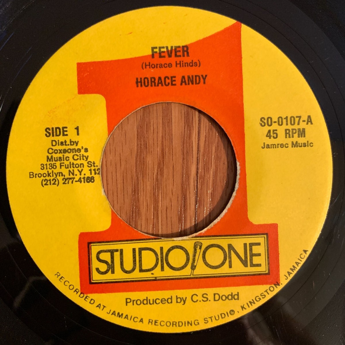 ジャマイカ12” Horace Andy / The Sharks Fever / How Could I Live  none Studio One /00250 ReggaeCollector.com - Sharks - How Could I Live (Studio One)