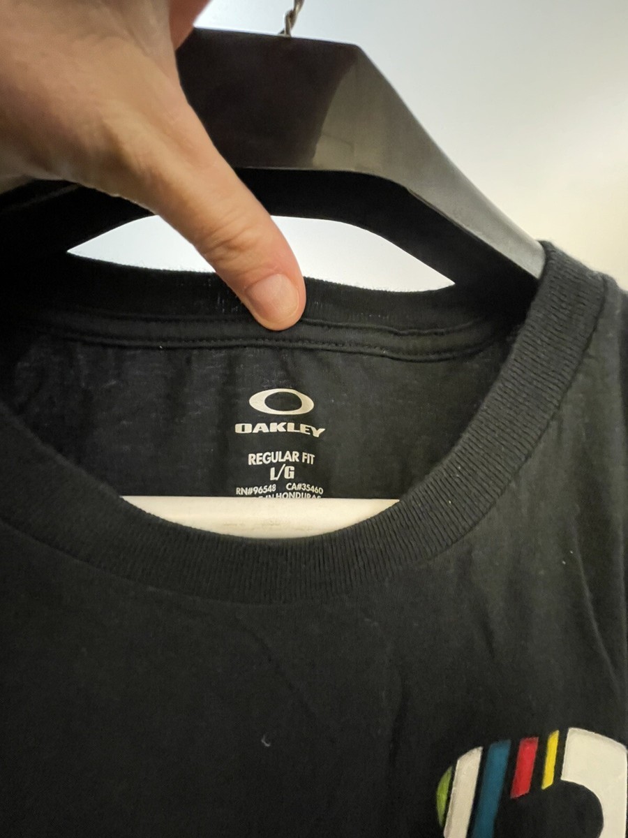 OAKLEY / Tシャツ/S/コットン/BLK/プリント oakley blk tee shirt sz L | eBay