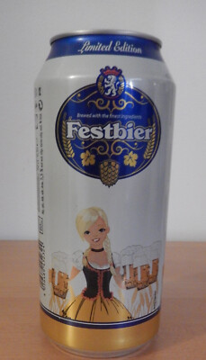 FESTBIER LIMITED EDITION  1 L   BEER EMPTY CAN  from  GERMANY