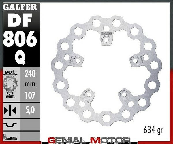 Galfer Rear Brake Disc CUBIQ FIXED 240x5mm KTM 790 DUKE 2018