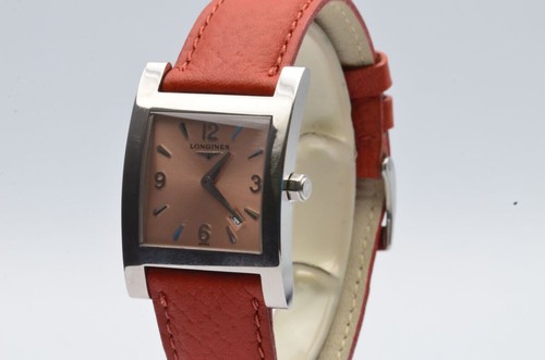 LONGINES DOLCE VITA QUARZ DAMEN UHR 25MM VINTAGE KUPFER STAHL L5.665.4 L076 - Bild 4 von 11
