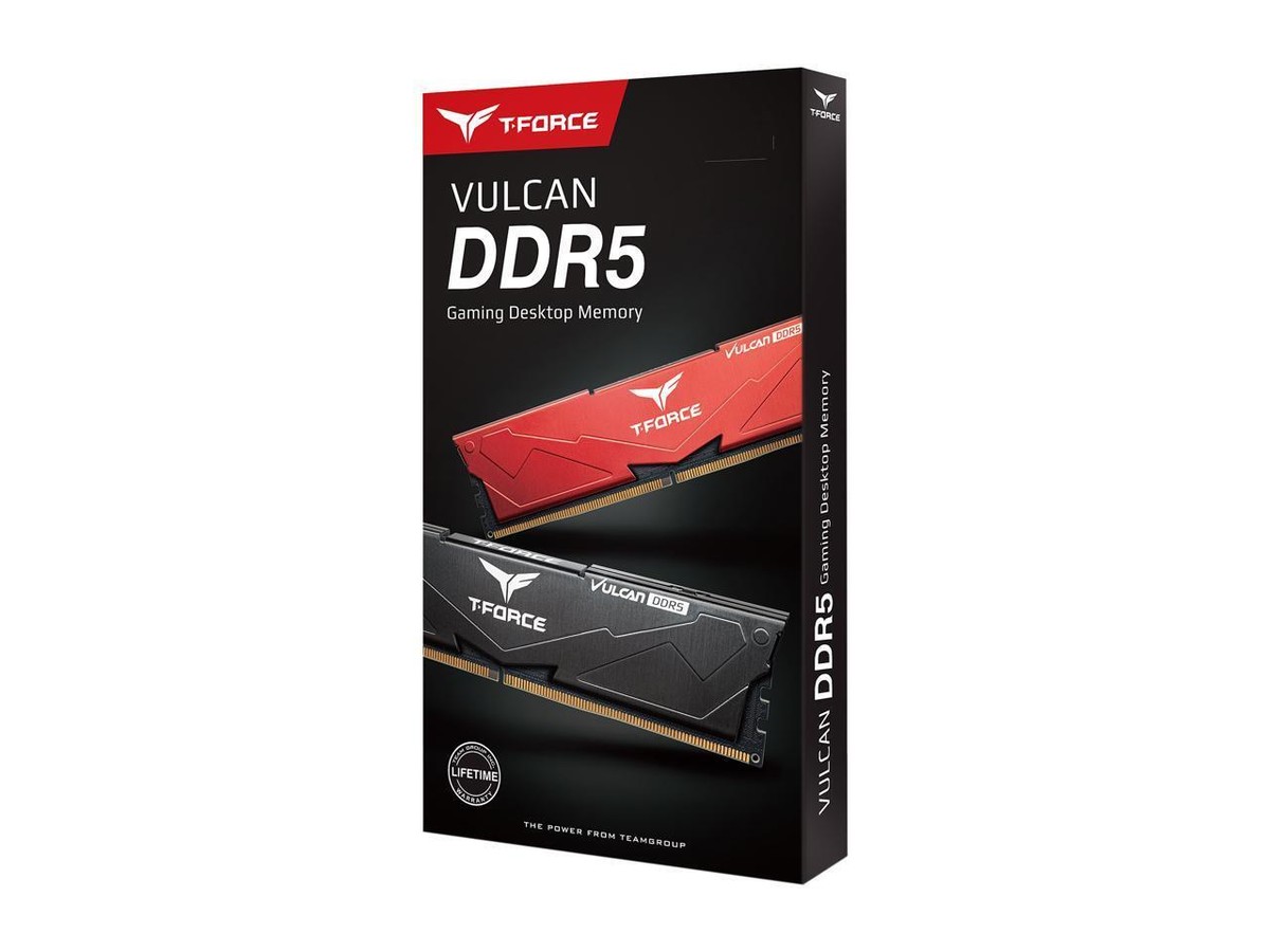 Team T-Force Vulcan 32GB (2 x 16GB) 288-Pin PC RAM DDR5 5600