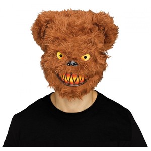 Scary Teddy Bear Mask Adult Evil Psycho Halloween Costume Fancy Dress | eBay