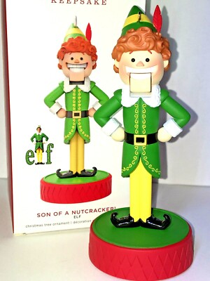 HALLMARK Keepsake 2019 SON OF A NUTCRACKER Elf CHRISTMAS ORNAMENT Sound NEW MINT