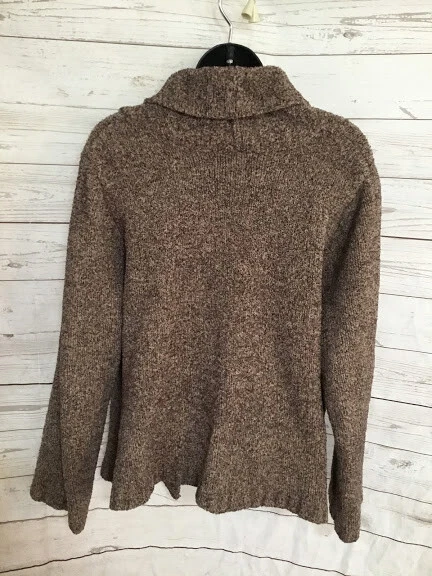 Cárdigan suéter para mujer Mercer & Madison marrón talla L grande Foto 3 de 4