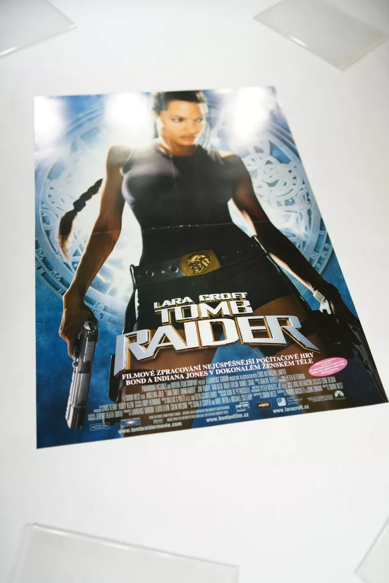 Angelina Jolie is Lara Croft Tomb Raider Action, Adventure Movie Cover  Poster